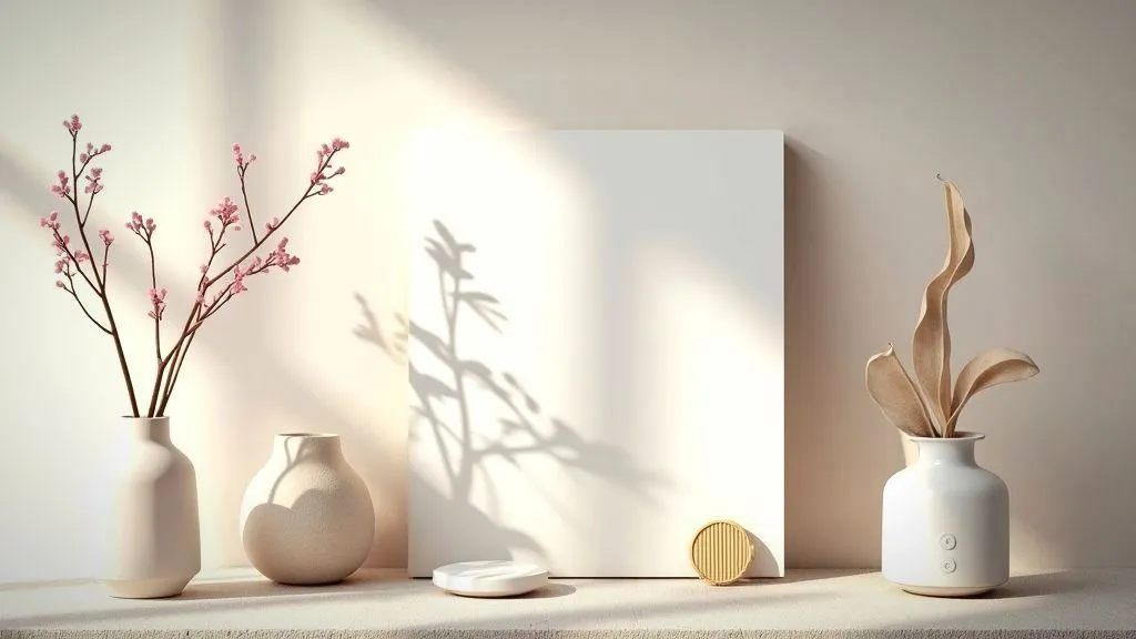A modern living room featuring various smart home devices